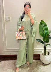 Sage Wide-Leg Co-ord Set