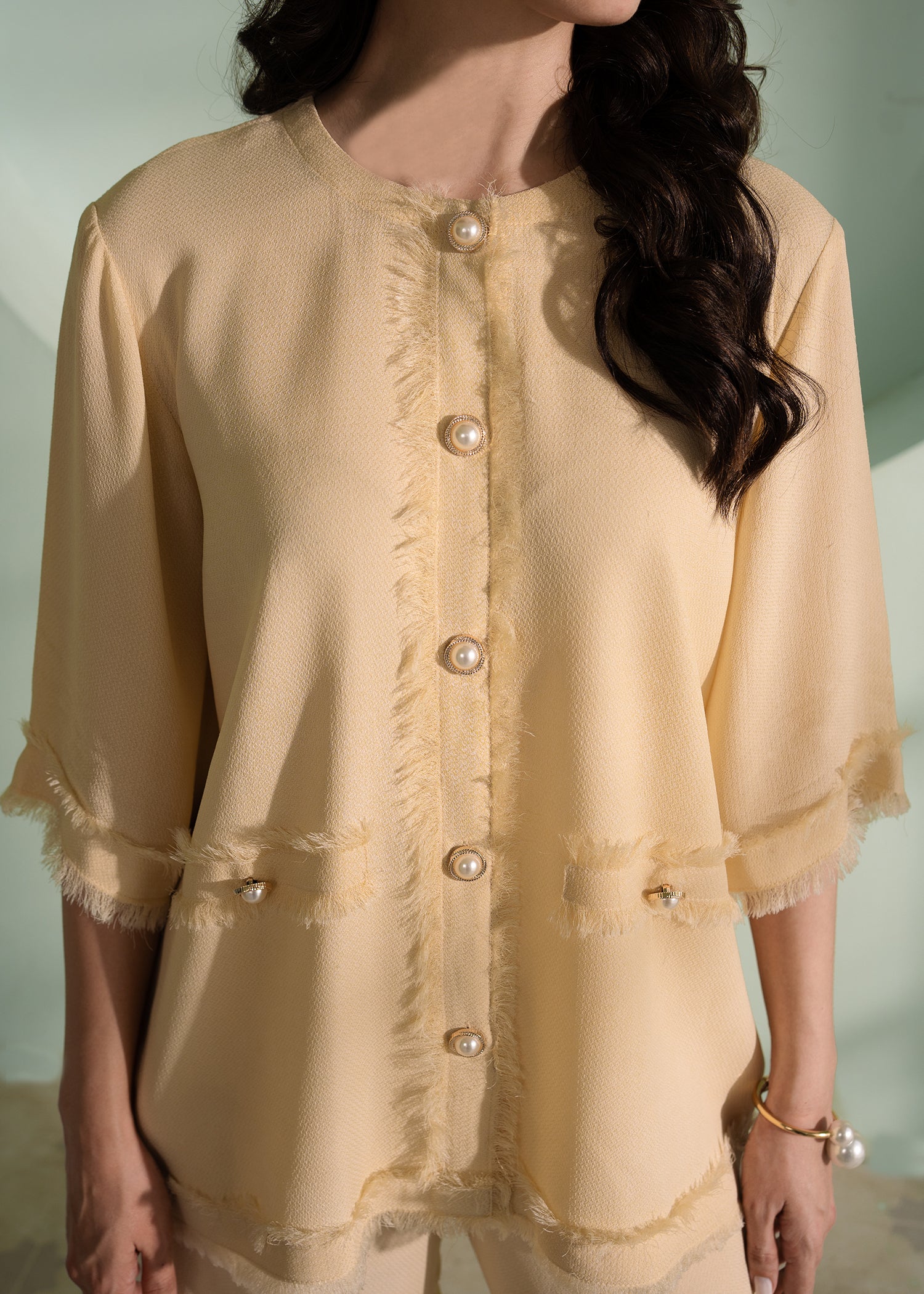 Buttercream Textured Co-ord Set