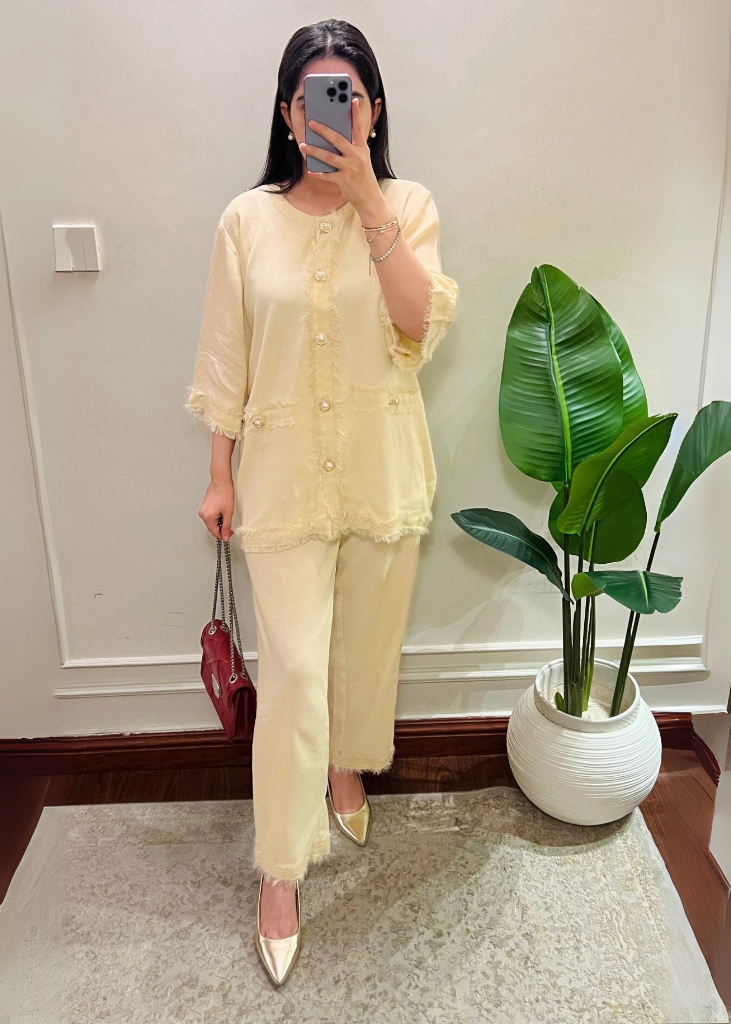 Buttercream Textured Co-ord Set