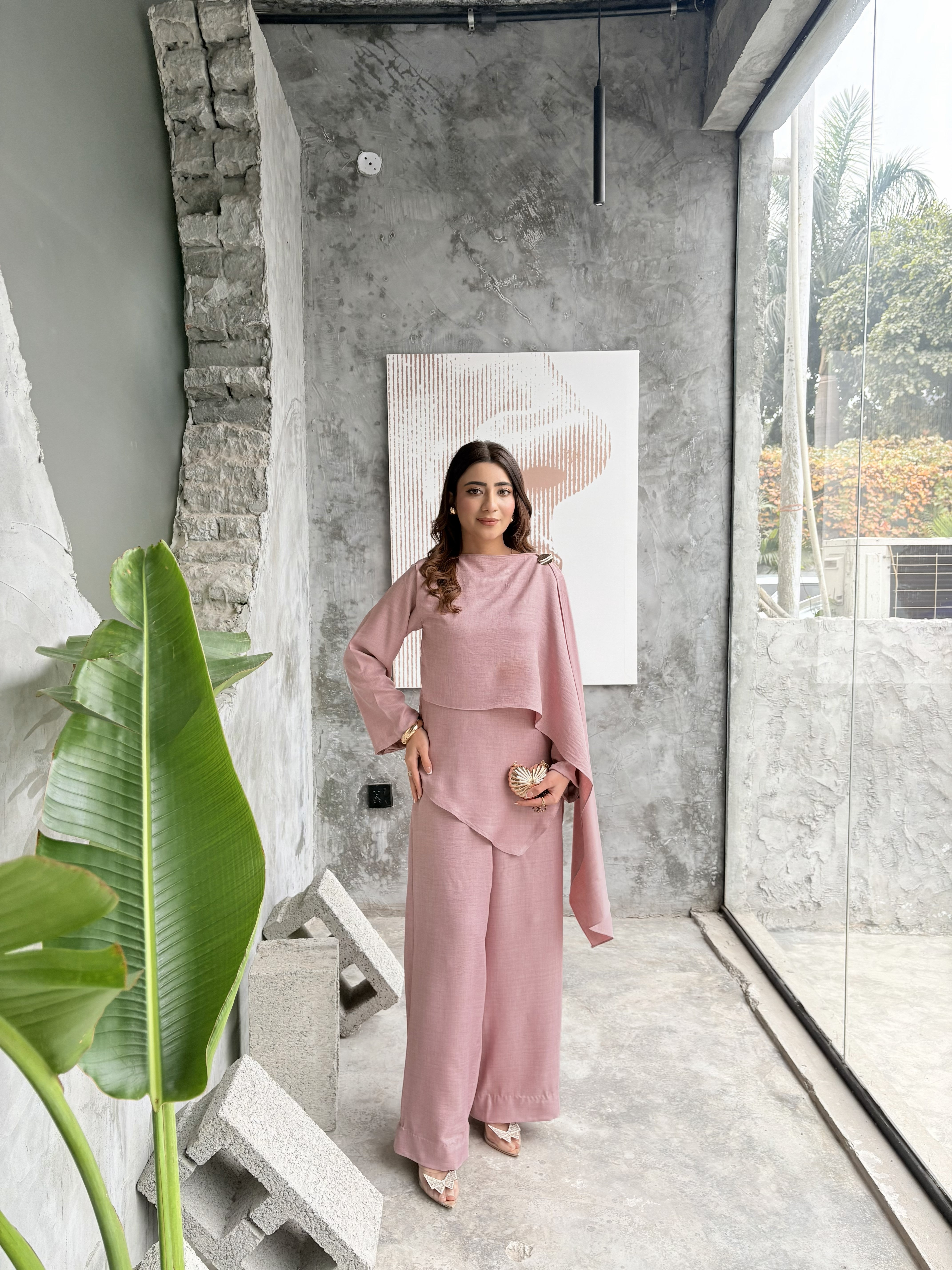 Serene Drape - Powder Pink