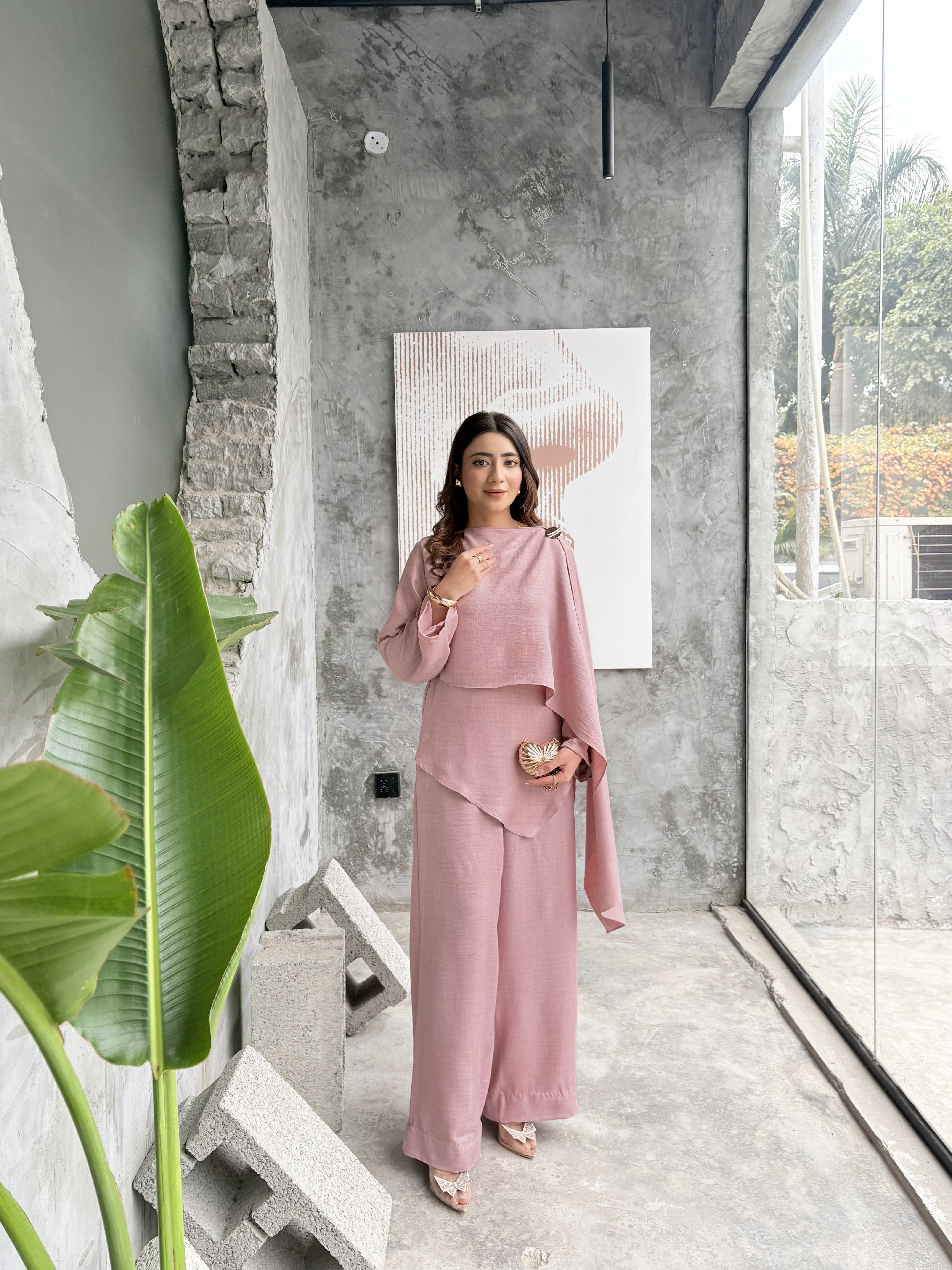 Serene Drape - Powder Pink