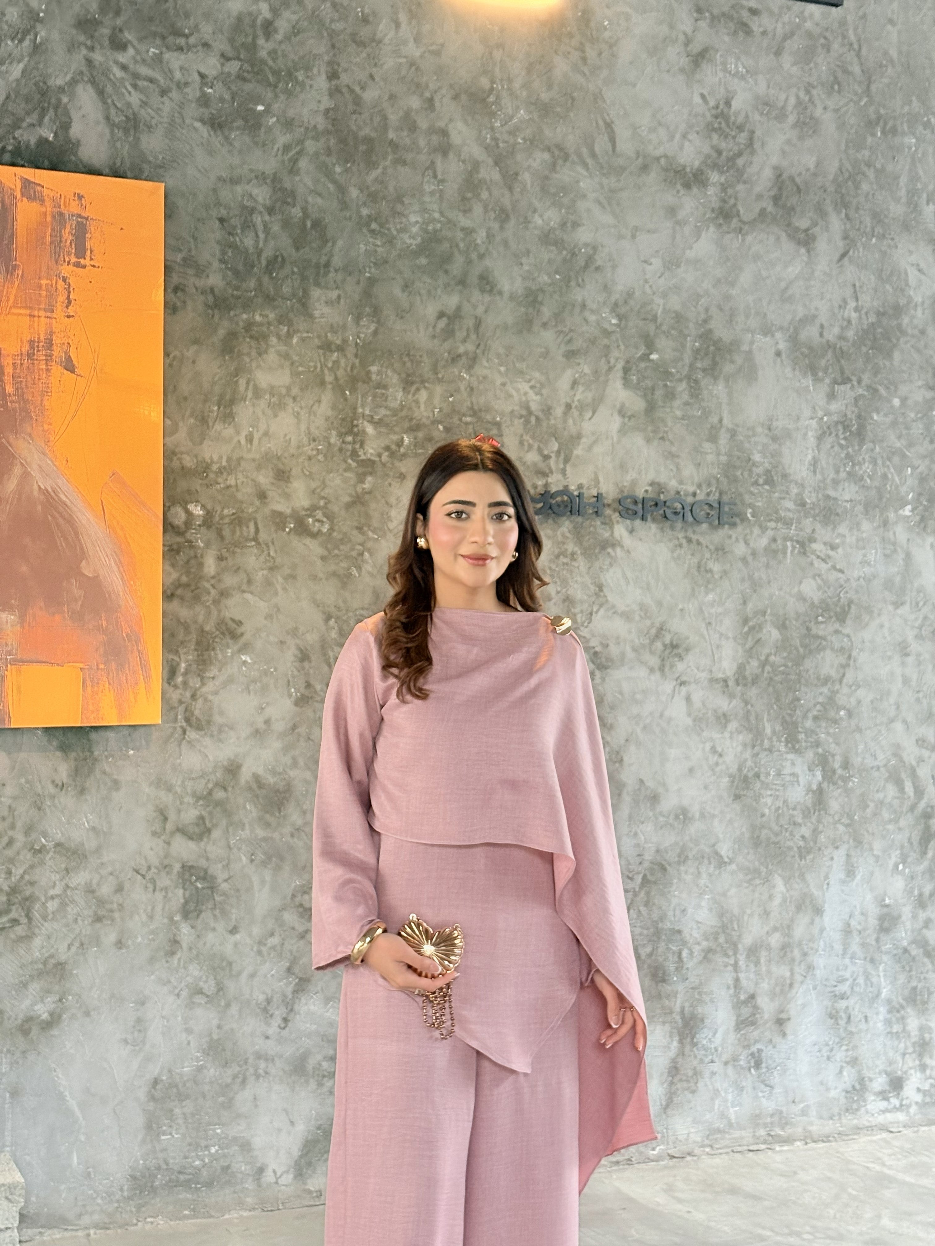 Serene Drape - Powder Pink